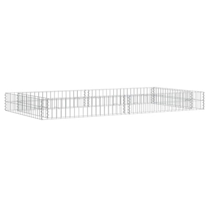 gabion-højbed 200x100x20 cm galvaniseret stål