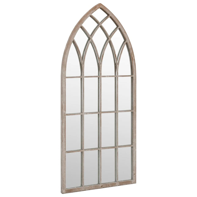 havespejl 70x30 cm jern sandfarvet