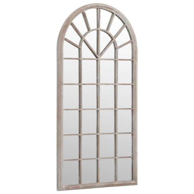 havespejl 90x45 cm jern sandfarvet
