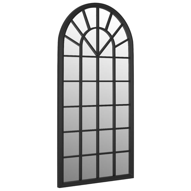 havespejl 90x45 cm jern sort