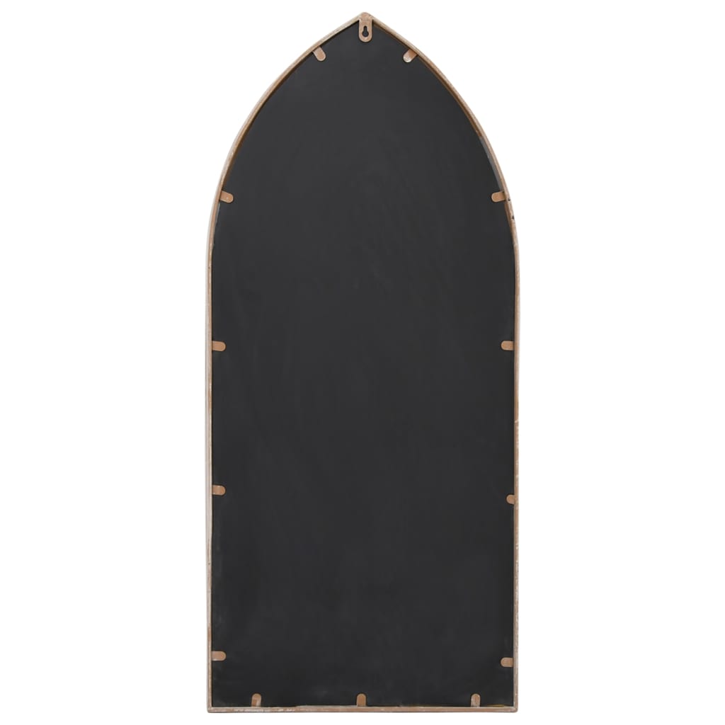 havespejl 100x45 cm jern sandfarvet