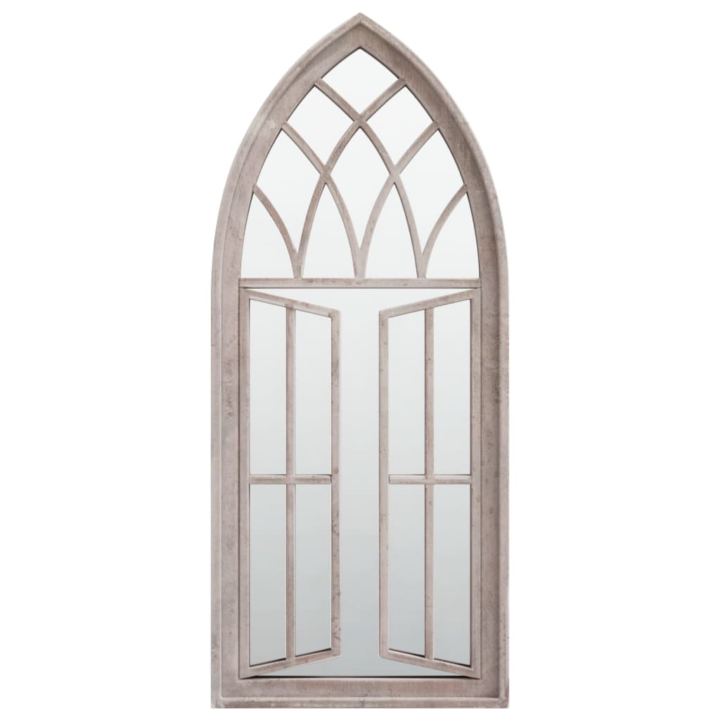 havespejl 70x30 cm jern sandfarvet