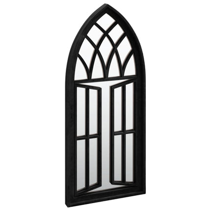 havespejl 70x30 cm jern sort