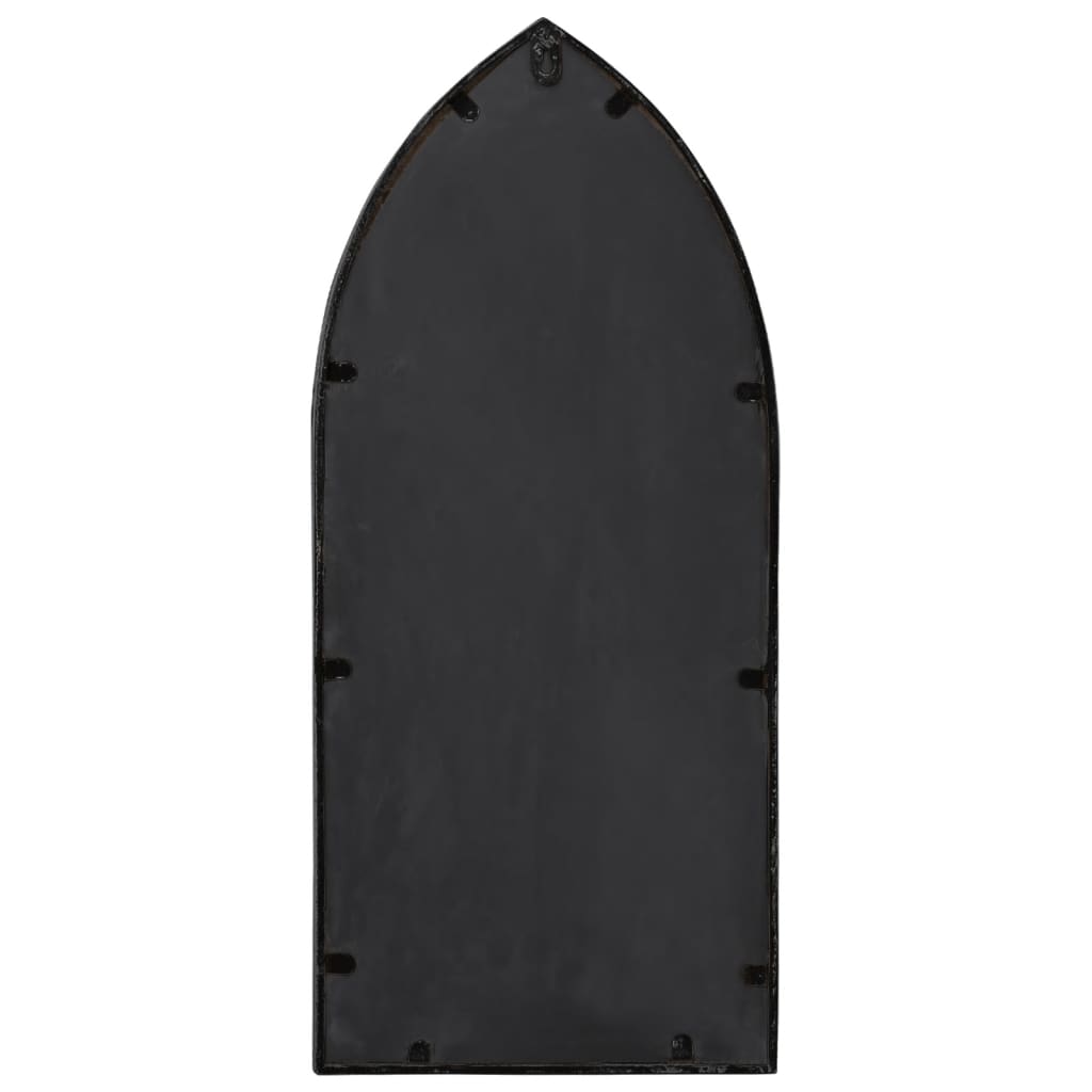 havespejl 70x30 cm jern sort