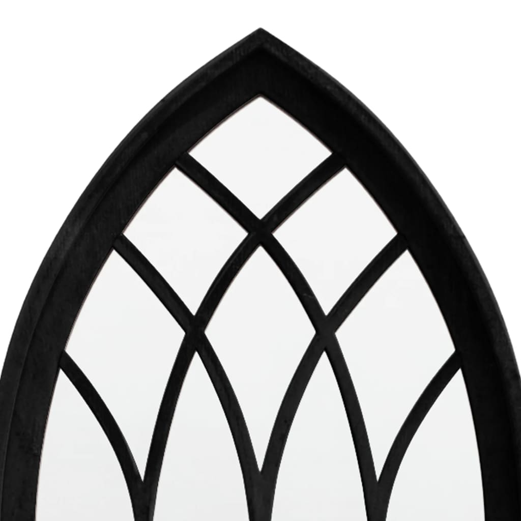 havespejl 70x30 cm jern sort