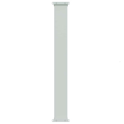 sammenrullelig sidemarkise til terrassen 117x600 cm sort