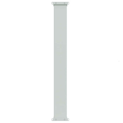 sammenrullelig sidemarkise til terrassen 117x600 cm grå