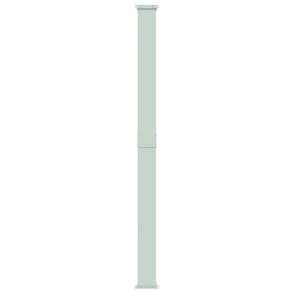 sammenrullelig sidemarkise til terrassen 200x600 cm cremefarvet