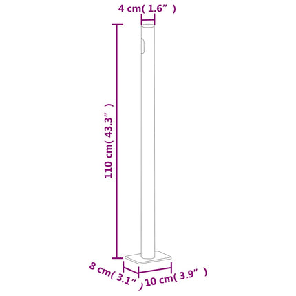 sammenrullelig sidemarkise 180x600 cm cremefarvet