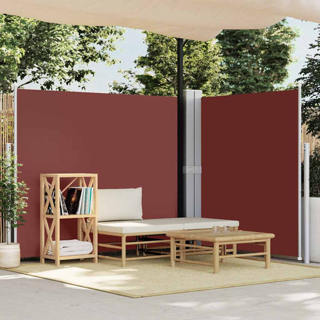sammenrullelig sidemarkise 180x600 cm brun