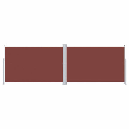 sammenrullelig sidemarkise 200x600 cm brun