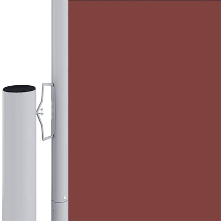 sammenrullelig sidemarkise 200x600 cm brun
