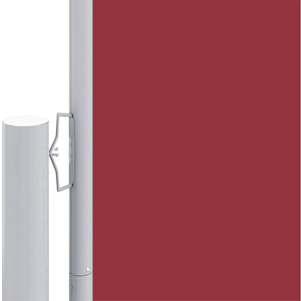 sammenrullelig sidemarkise 200x600 cm rød
