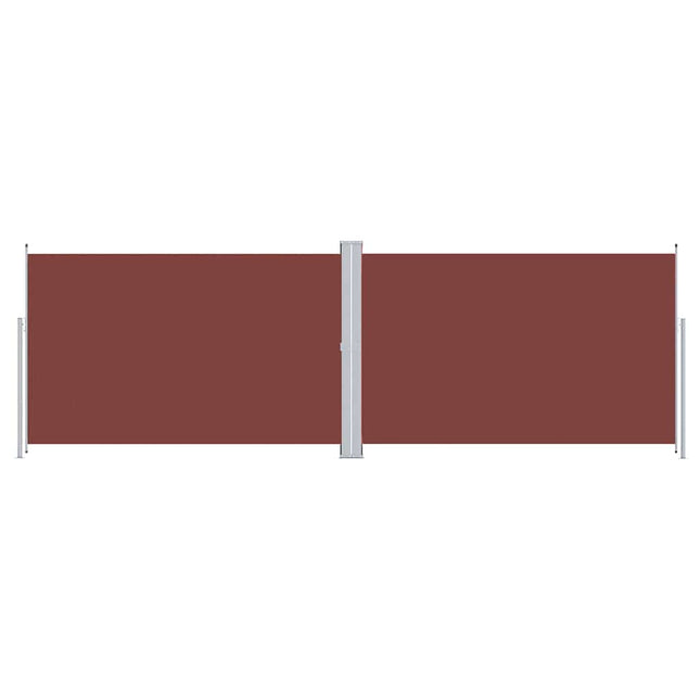 sammenrullelig sidemarkise 220x600 cm brun