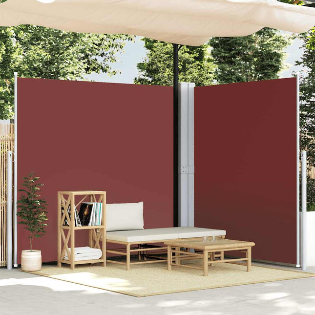 sammenrullelig sidemarkise 220x600 cm brun