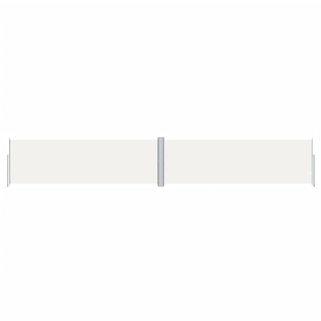 sammenrullelig sidemarkise 160x1000 cm cremefarvet
