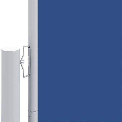 sammenrullelig sidemarkise 160x1000 cm blå