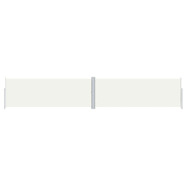 sammenrullelig sidemarkise 180x1000 cm cremefarvet