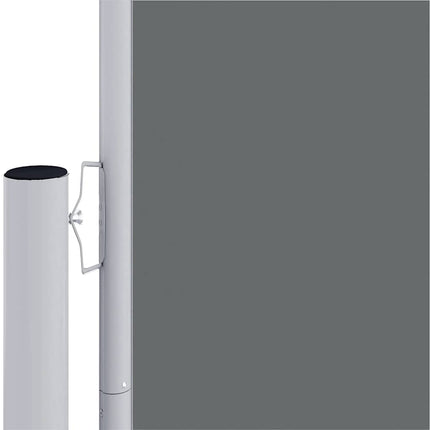 sammenrullelig sidemarkise 180x1000 cm antracitgrå