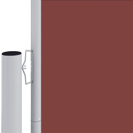 sammenrullelig sidemarkise 180x1000 cm brun
