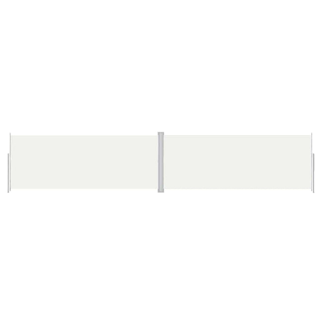 sammenrullelig sidemarkise 200x1000 cm cremefarvet
