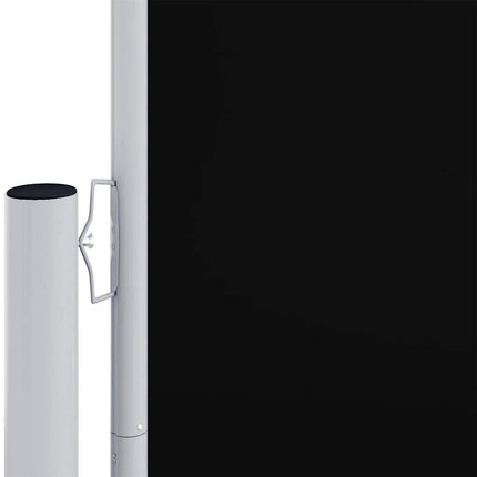 sammenrullelig sidemarkise 220x1000 cm sort