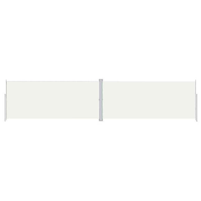 sammenrullelig sidemarkise 220x1000 cm cremefarvet