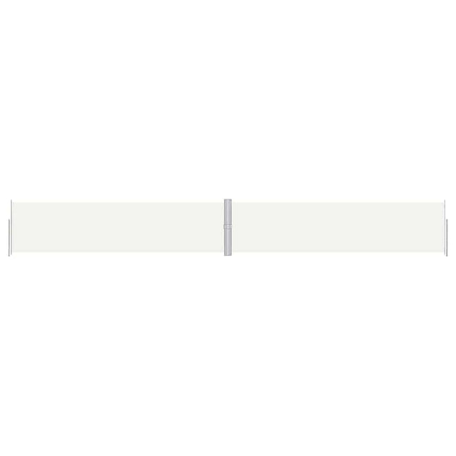 sammenrullelig sidemarkise 160x1200 cm cremefarvet