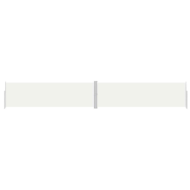 sammenrullelig sidemarkise 180x1200 cm cremefarvet