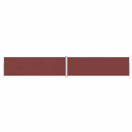 sammenrullelig sidemarkise 200x1200 cm brun