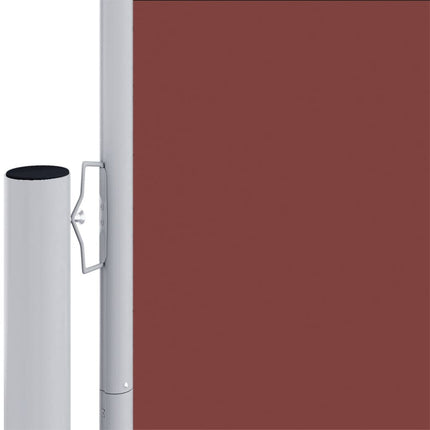 sammenrullelig sidemarkise 220x1200 cm brun