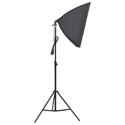 fotolamper med baggrunde og softboxes