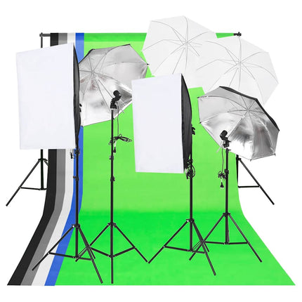 belysningssæt til fotostudie