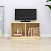 tv-bord 70x33x42 cm massivt fyrretræ