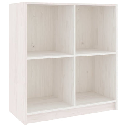 skænk 70x33x76 cm massivt fyrretræ hvid