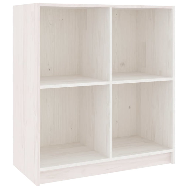 skænk 70x33x76 cm massivt fyrretræ hvid