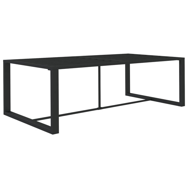 havebord 120x60x66 cm aluminium antracitgrå