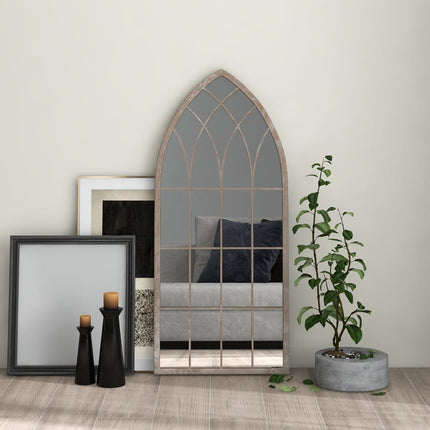 spejl 100x45 cm jern sandfarvet