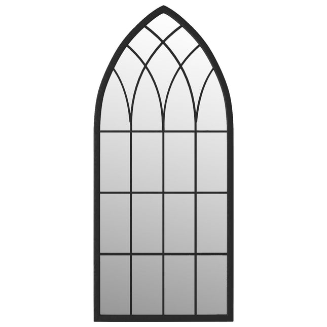 spejl 100x45 cm jern sort