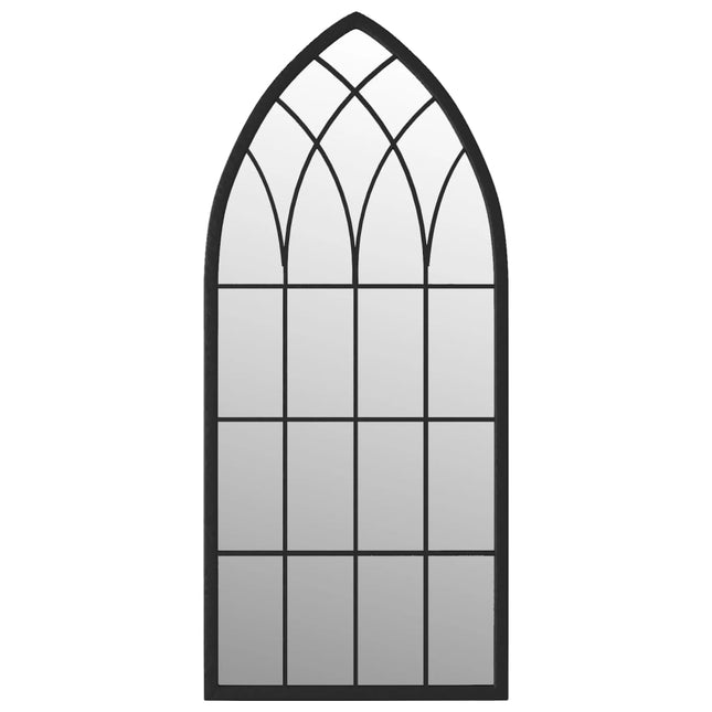 spejl 70x30 cm jern sort