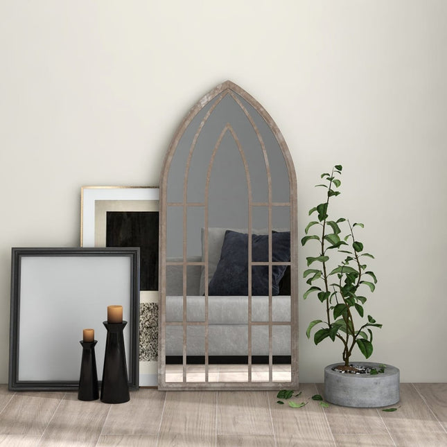 spejl 100x45 cm jern sandfarvet