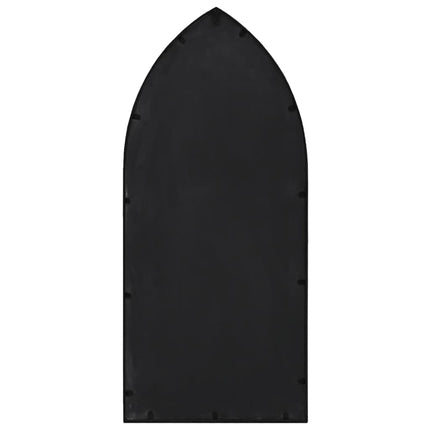 spejl 100x45 cm jern sort