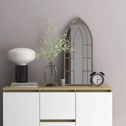 spejl 70x30 cm jern sandfarvet