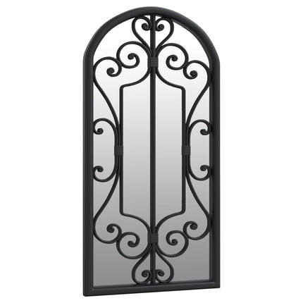 spejl 70x30 cm jern sort