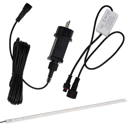 vandfald med RGB LED'er 45 cm akryl