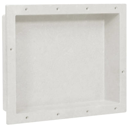 bruseniche 41x51x10 cm mat hvid