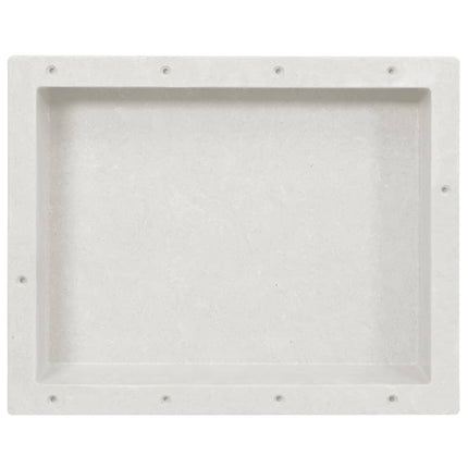 bruseniche 41x51x10 cm mat hvid