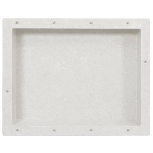 bruseniche 41x51x10 cm mat hvid