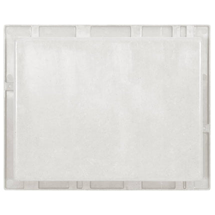 bruseniche 41x51x10 cm mat hvid