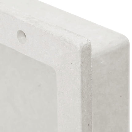 bruseniche 41x51x10 cm mat hvid